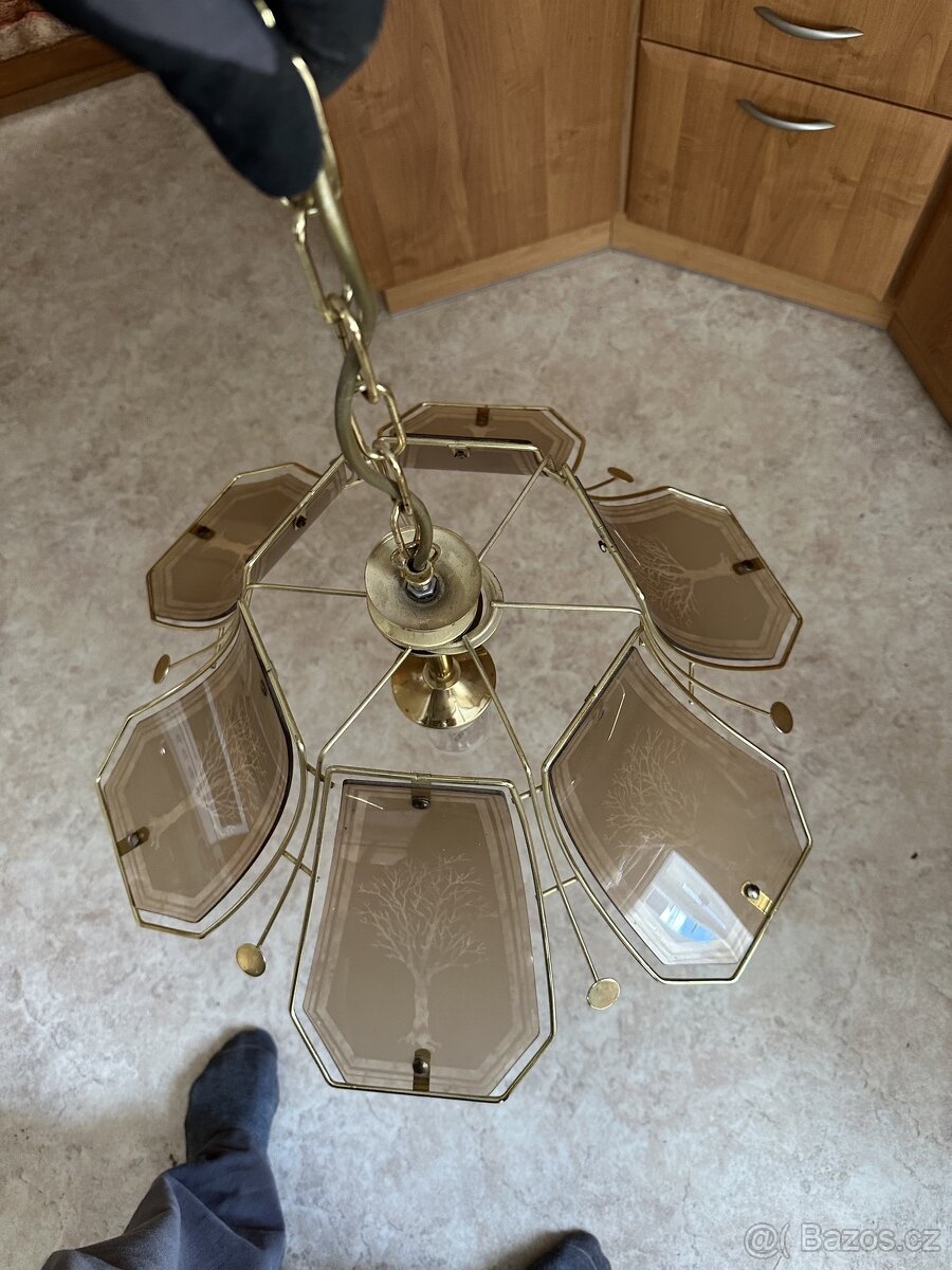 LUSTR SKLENĚNÝ - 2