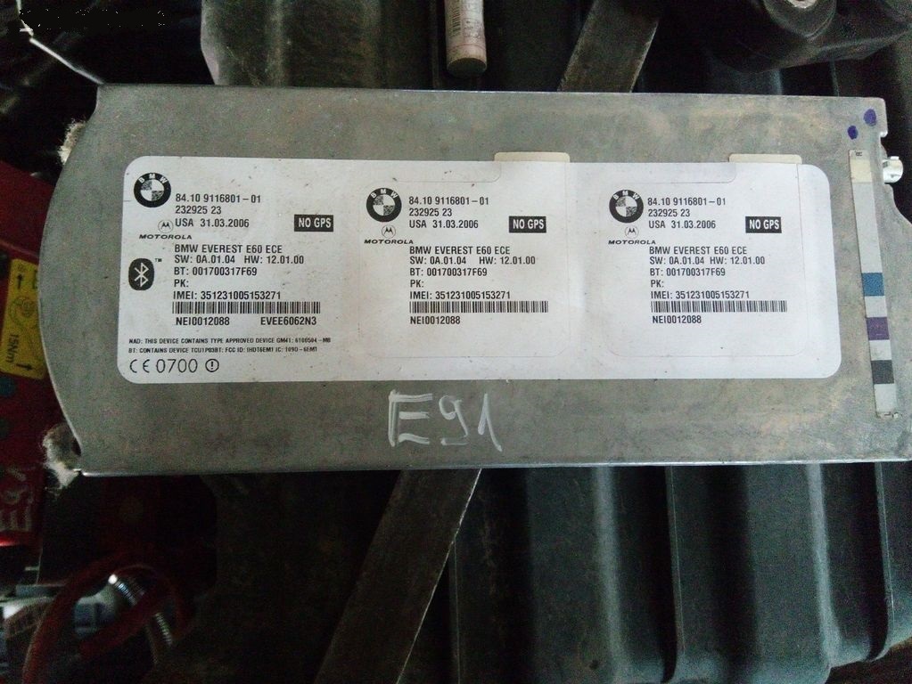 Jednotka Bluetooth BMW E90 E91 E92 E93 E60 E61 - 2