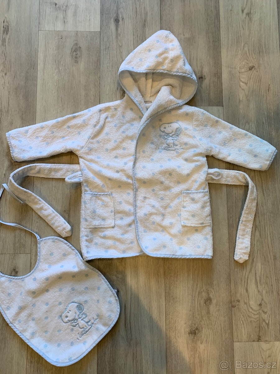 Župan pro chlapečka 6-12m Snoopy - 2