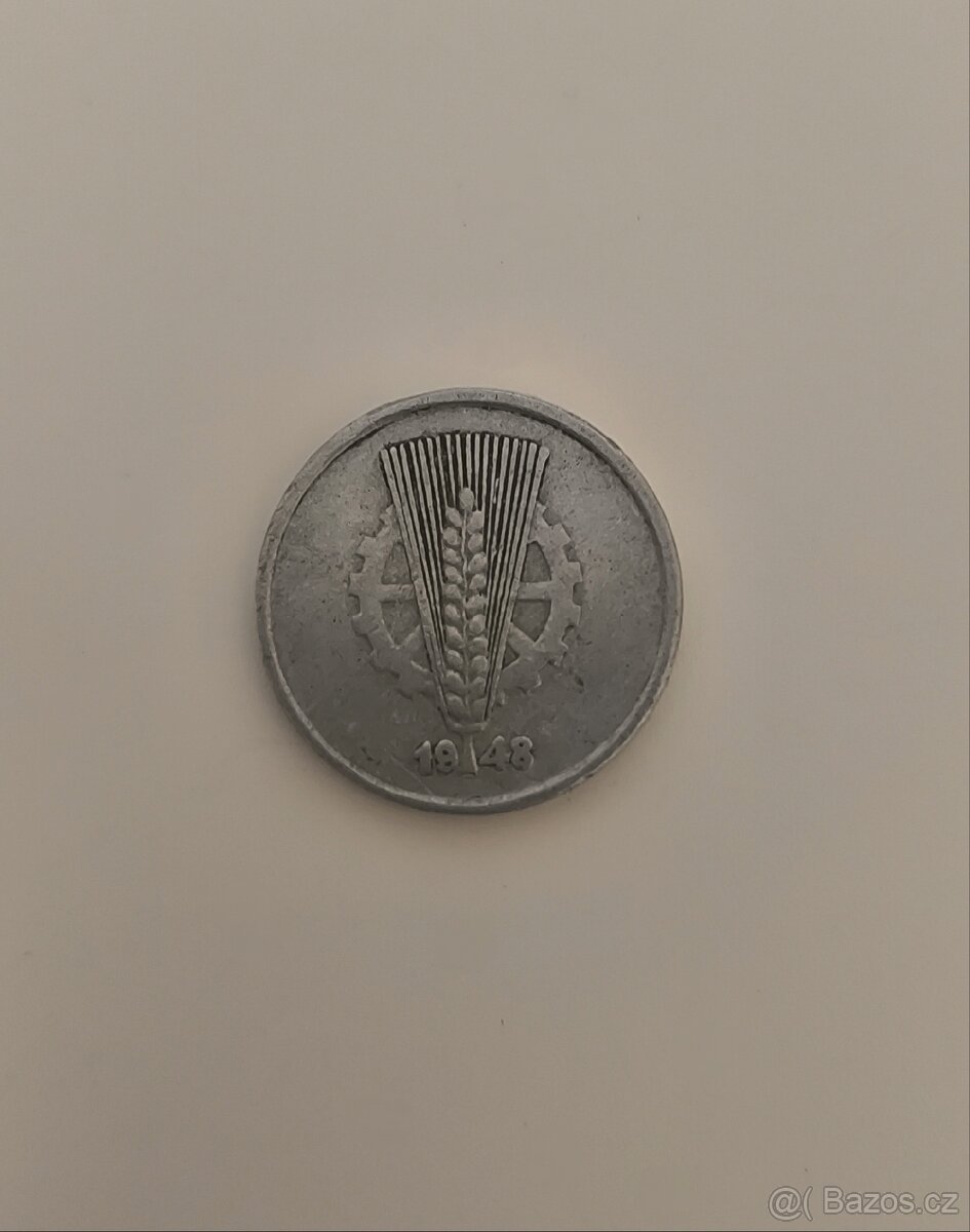 10 Pfennig Německo – 1948 - 2