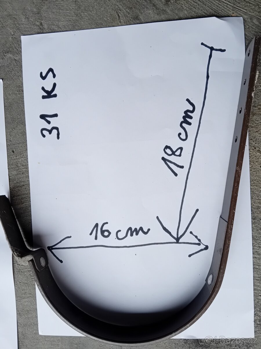 Žlabový Hák pozink - 2