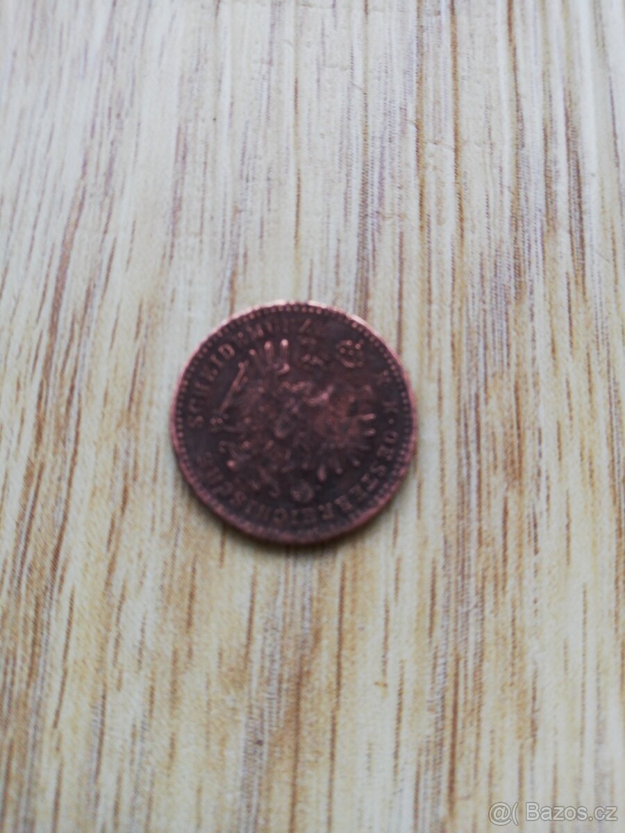 mince 1 krejcar 1858 série A - 2