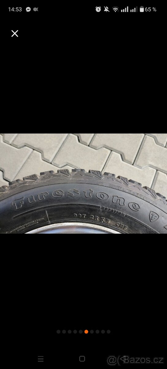 15' ALU kola USA 5x120,6 s pneu 215/65r15 - 2