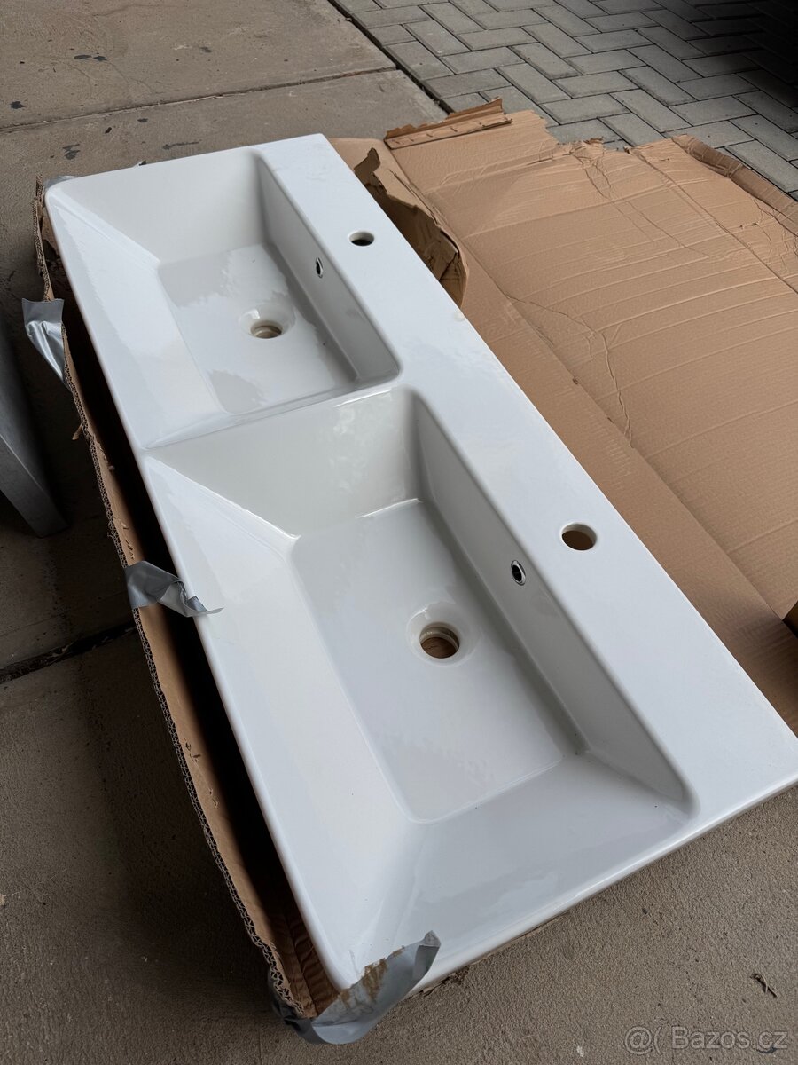 Dvoj umyvadlo Keramické Myjoys Victory 120 Dřevojas - 2