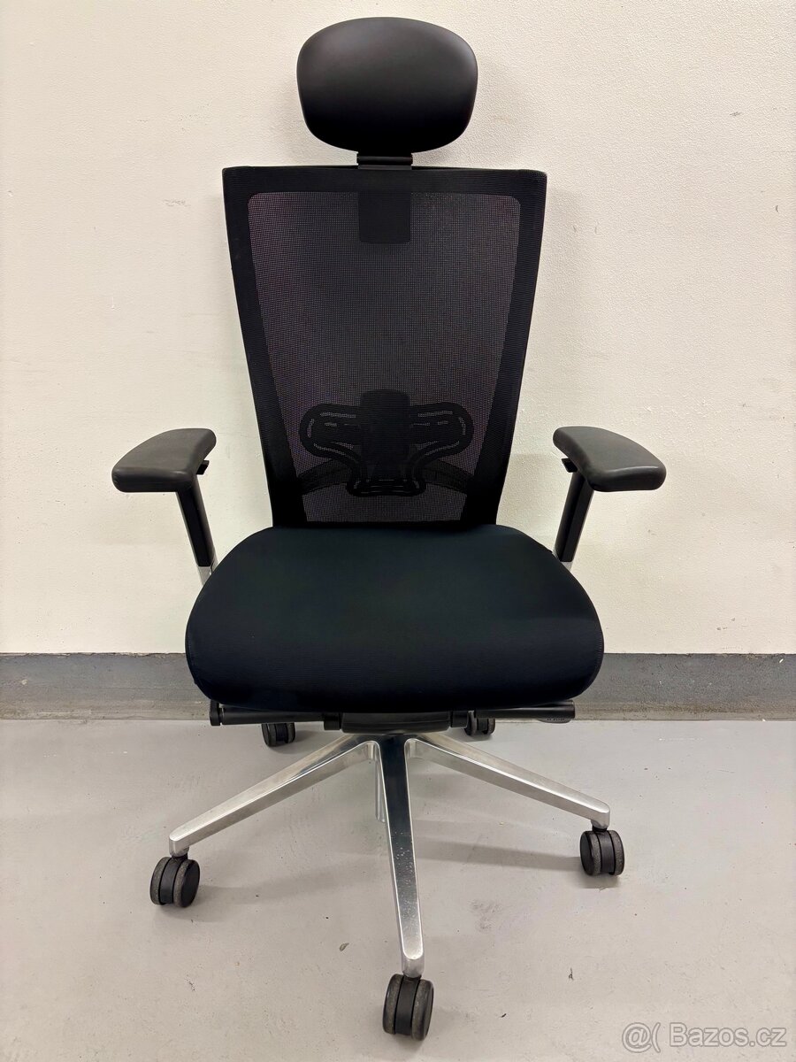 Kancelářská židle Sidiz s podhlavníkem a bederní opěrkou - 2