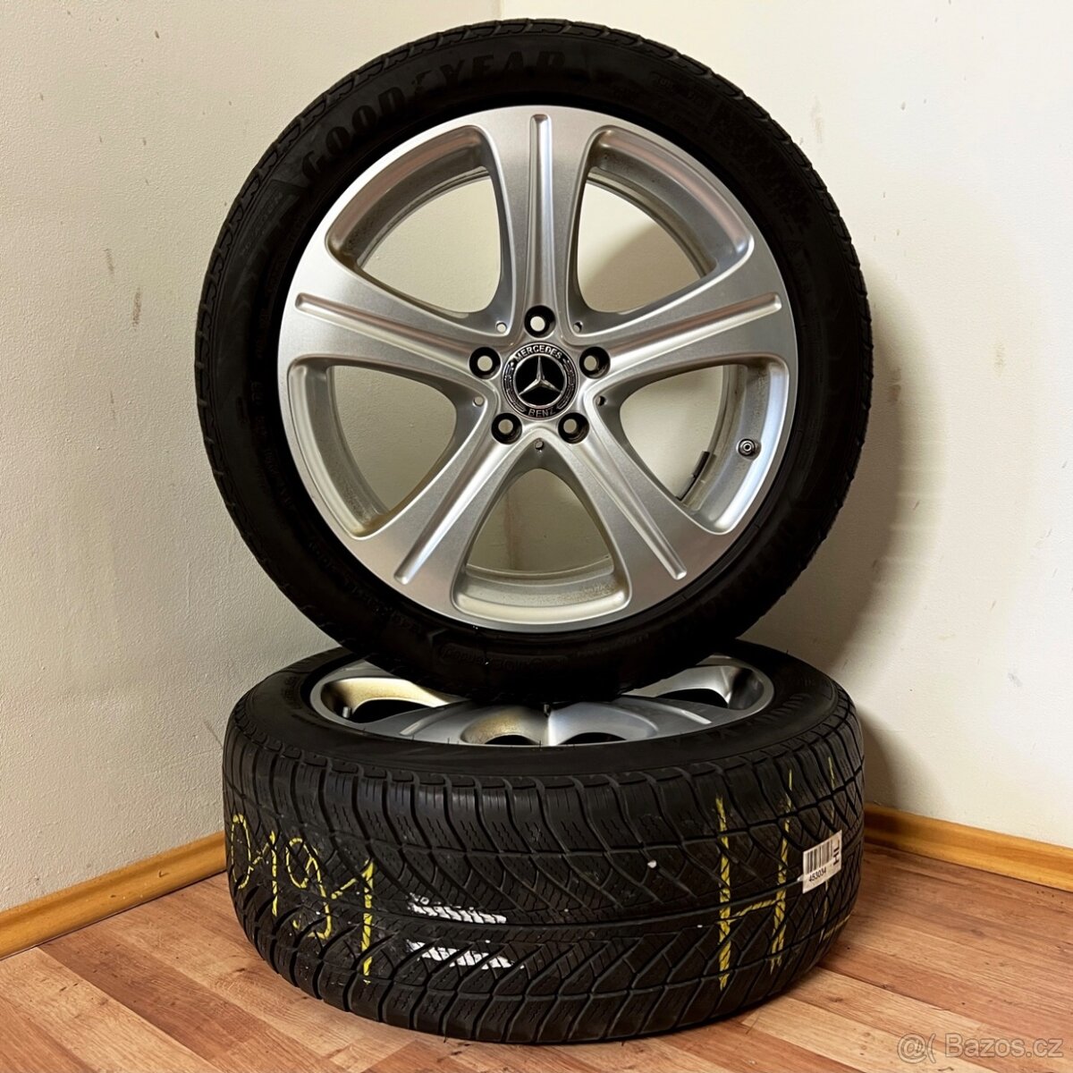 MERCEDES E W213 5x112 R18 ET43+ZIMNÍ 245/45R18 6mm - 2