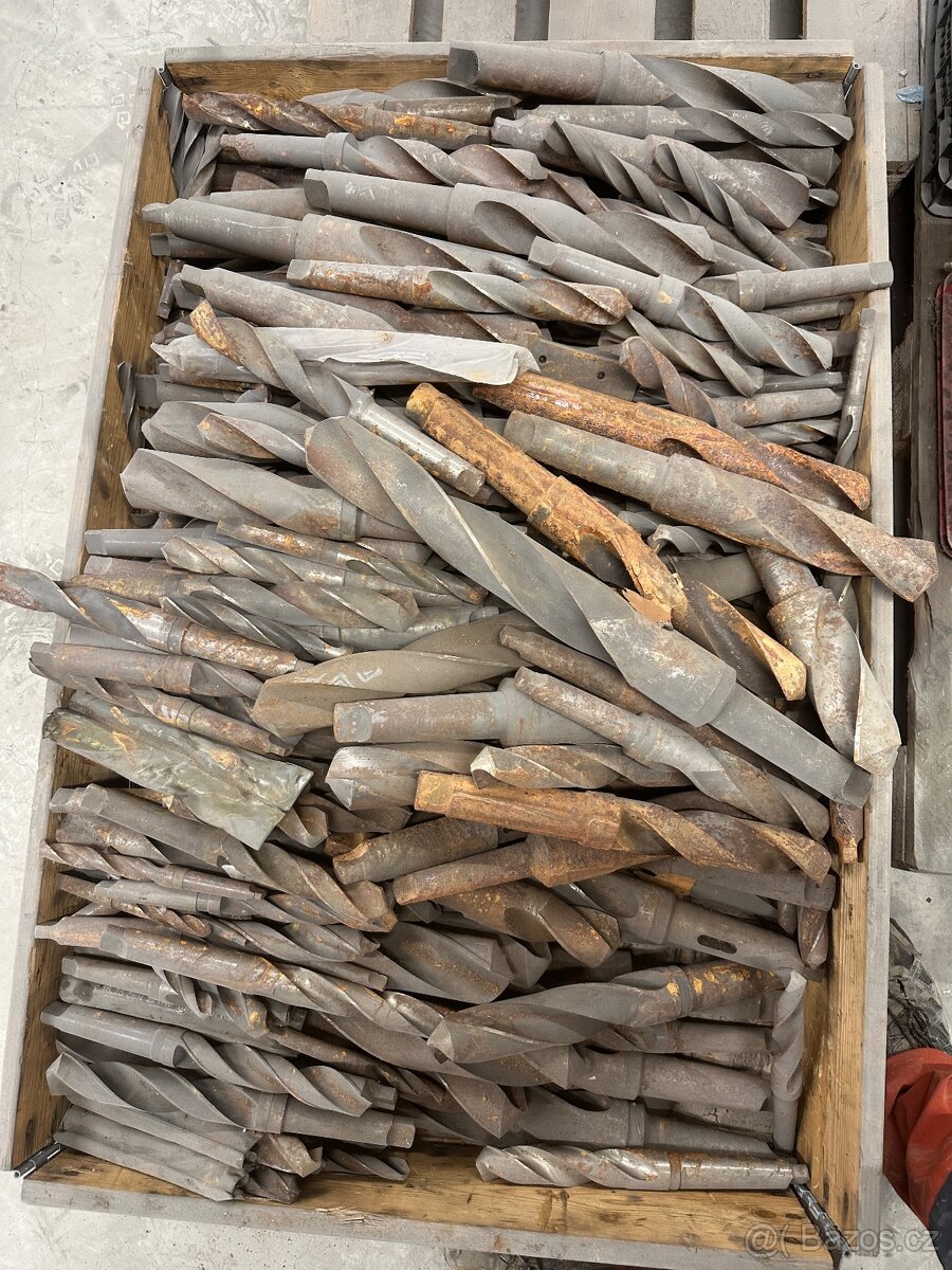 Různé HSS vrtáky na soustruh – Morse kužely - 2