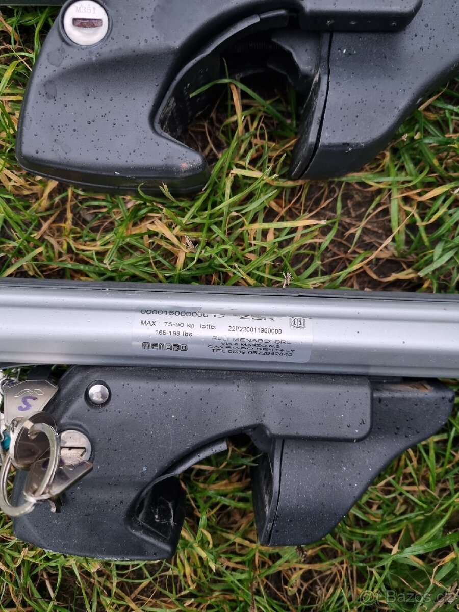 Střešní nosiče/příčníky Menabo dozer ALU II. gen 120cn - 2