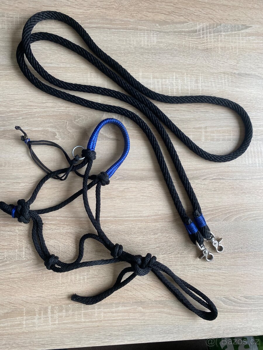 Provazová jezdecká ohlávka COB - 2
