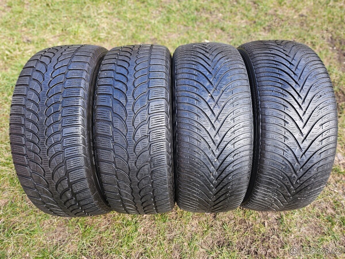 4x Zimní pneu Bridgestone + Kleber - 235/55 R17 XL - 85% - 2