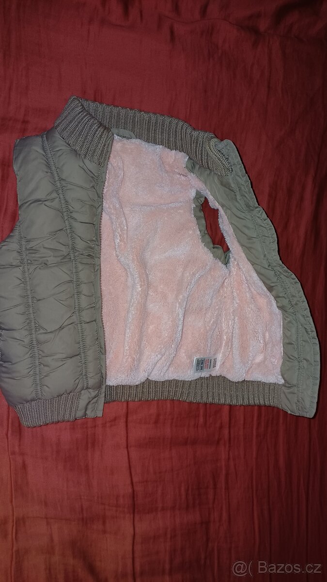 Teplá vesta, velikost 92 - 98 - 2