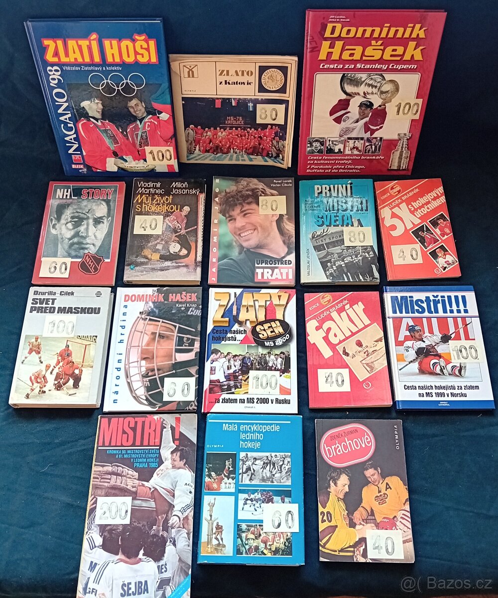 HOKEJ - KNIHY - CENY UVEDENY - 2