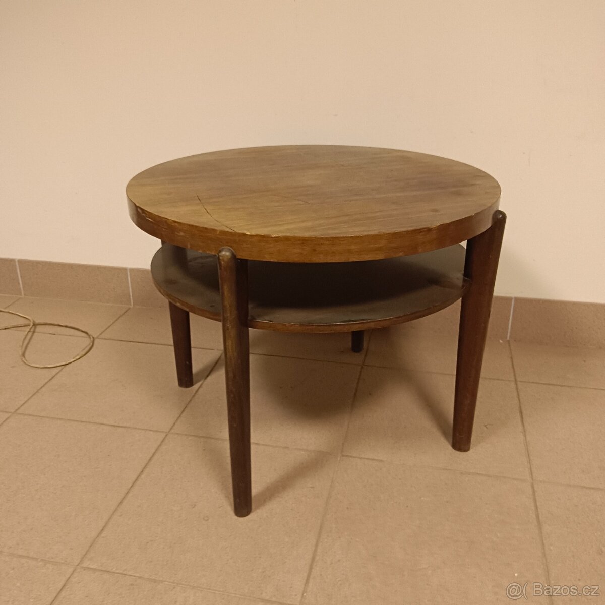 Kulatý stůl retro 50 léta - 2