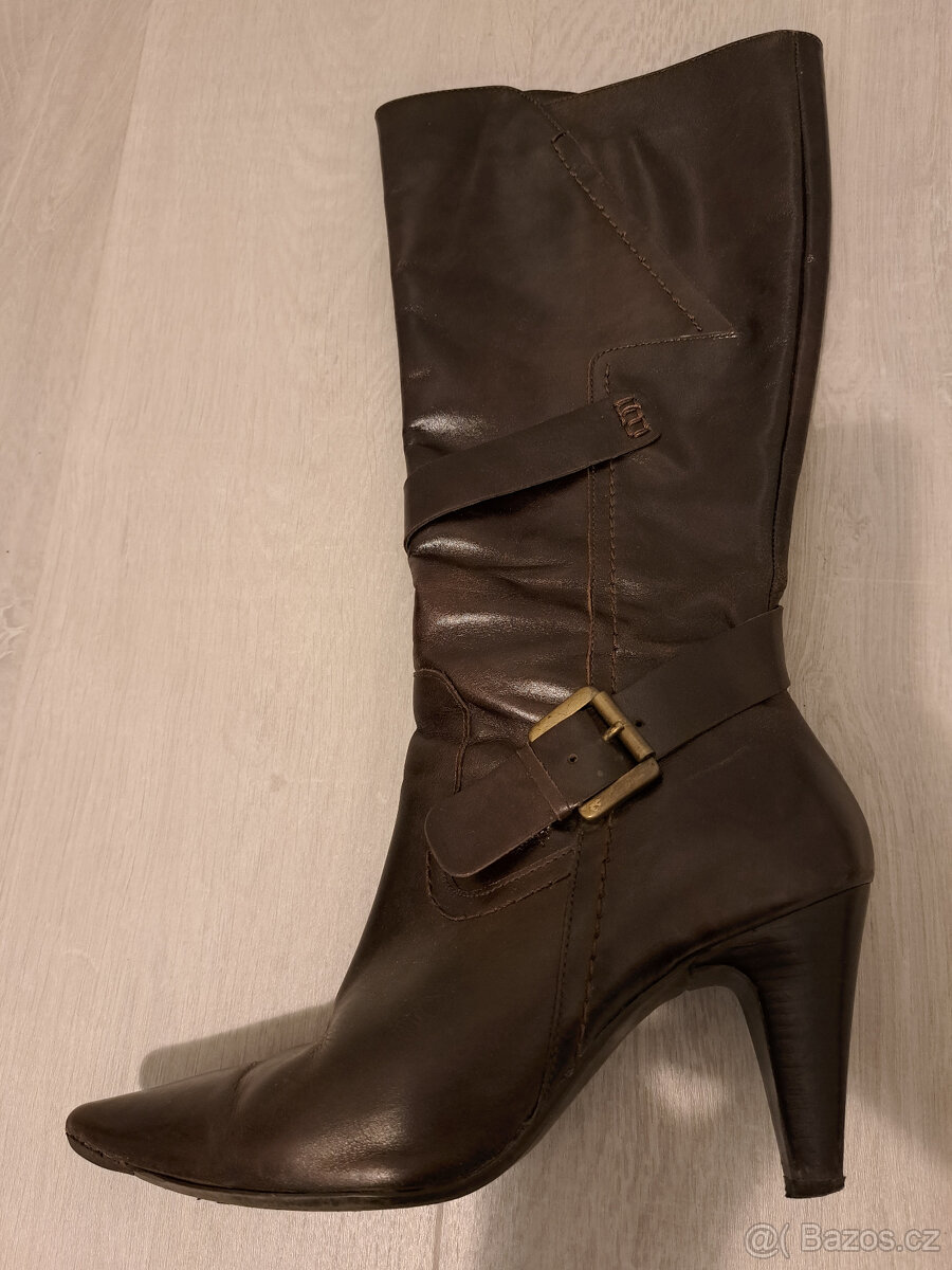 Dámské kožené kozačky - 2