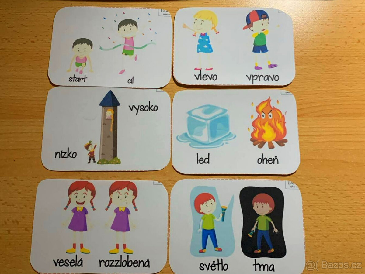 Naučné karty: Protiklady (51 ks) 🎁 + DÁREK - 2