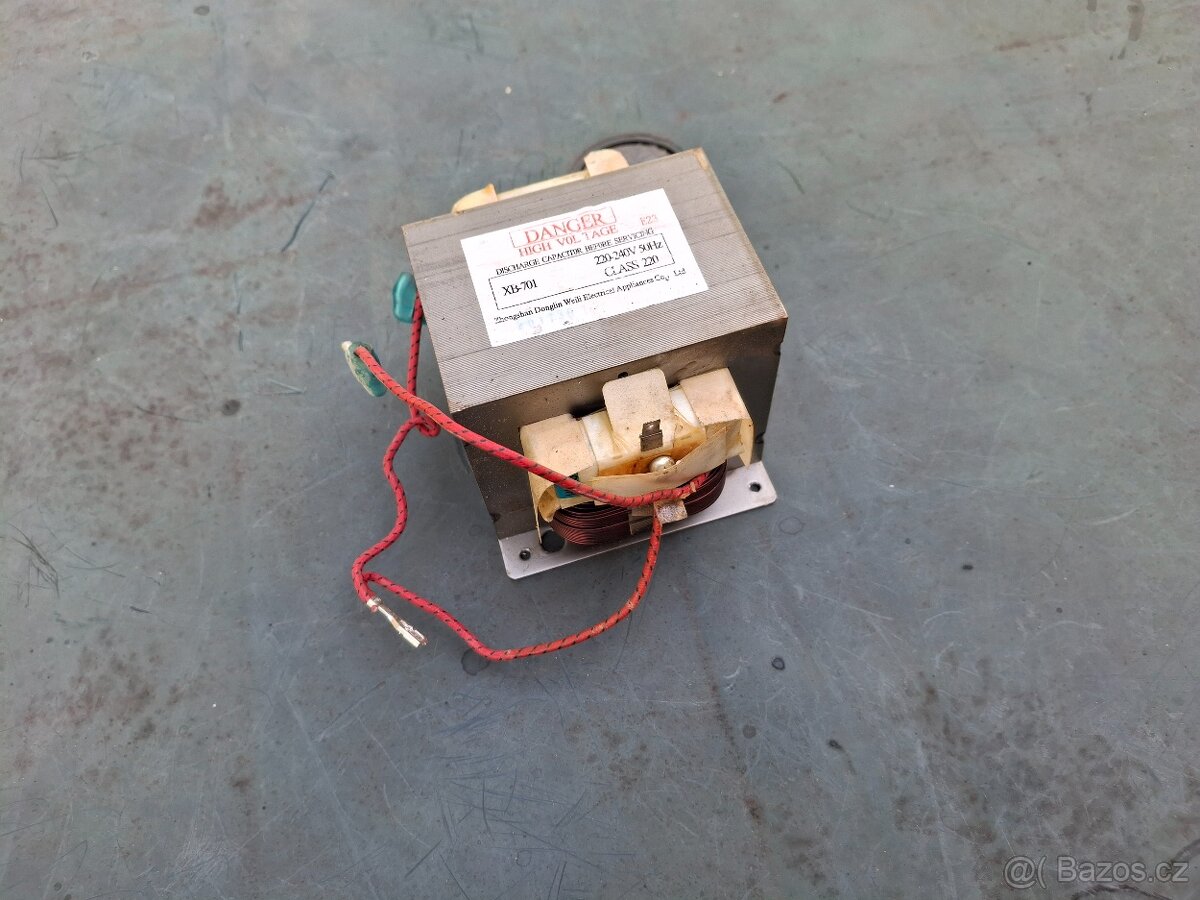 Trafo z mikrovlnky - MOT - 2