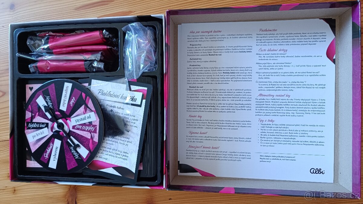 Nespoutané laškování - párová i společenská hra ALBI - 2