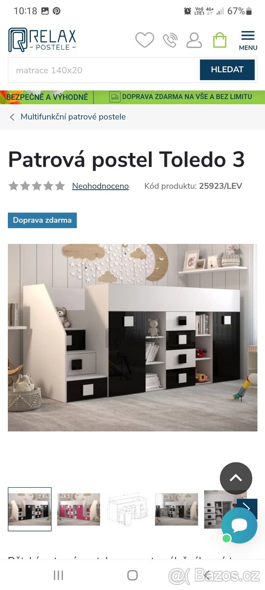 Dětská postel s příslušenstvím - 2