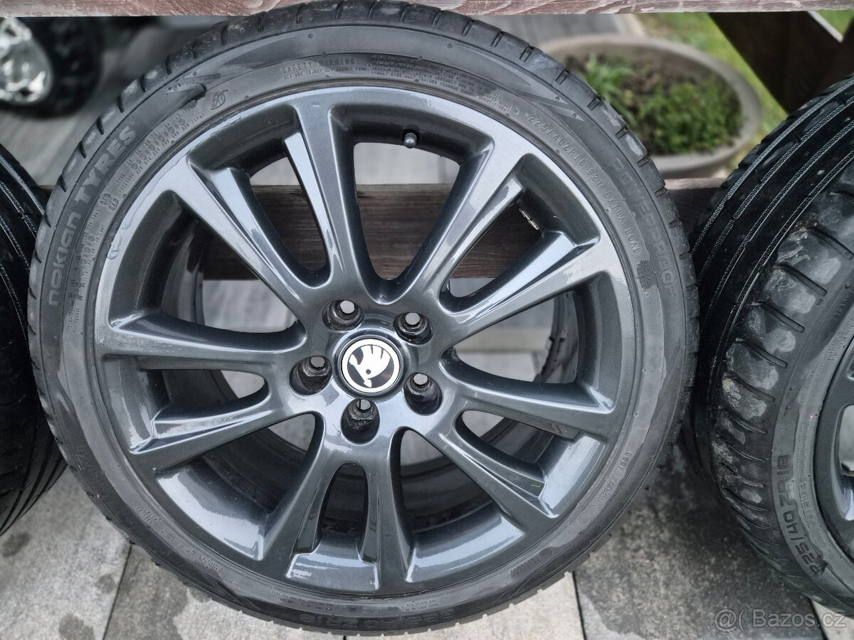 Disky Zenith originál Škoda Octavia II RS / 5x112 R18 - 2