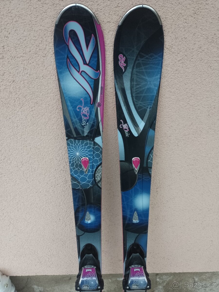 Dámské lyže K2 SUPER ONE ROCKER 153cm - 2