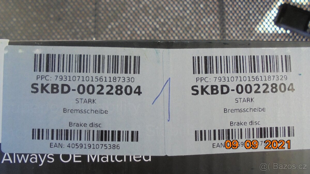 Zadní brzdové kotouče na VW T4... - 2