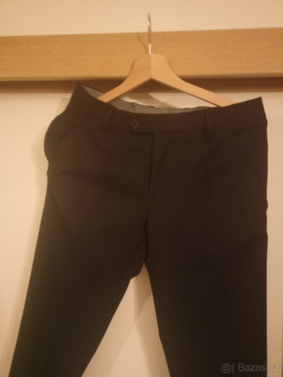 Společenský oblek 168 cm /max 172 cm- černý - 2