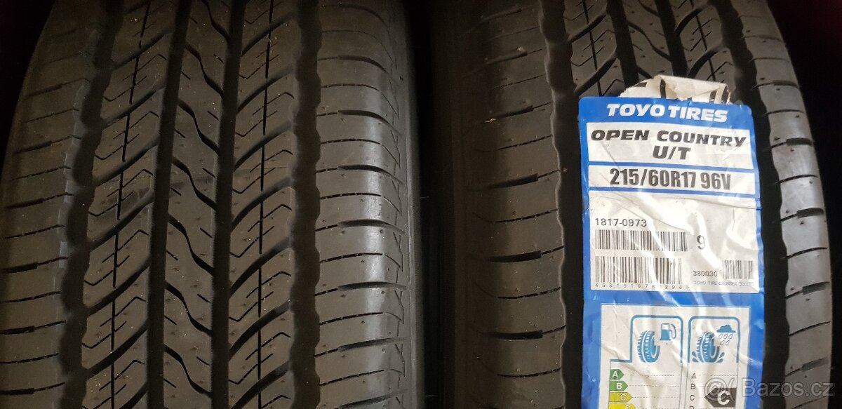 2x nové pneu 215/60/17 cena za 2ks, záruka DPH 215 60 R17 - 2