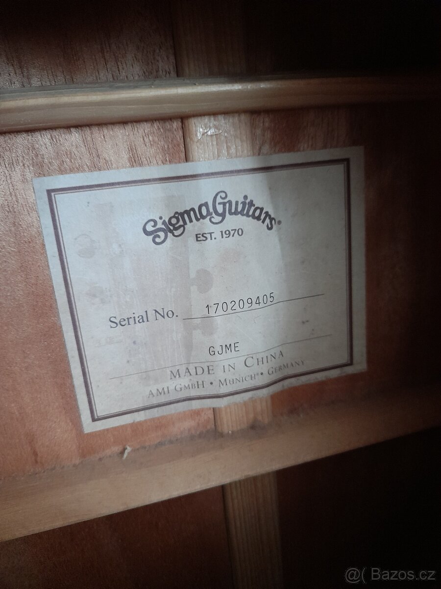 Prodám kytaru Sigma Guitars - 2