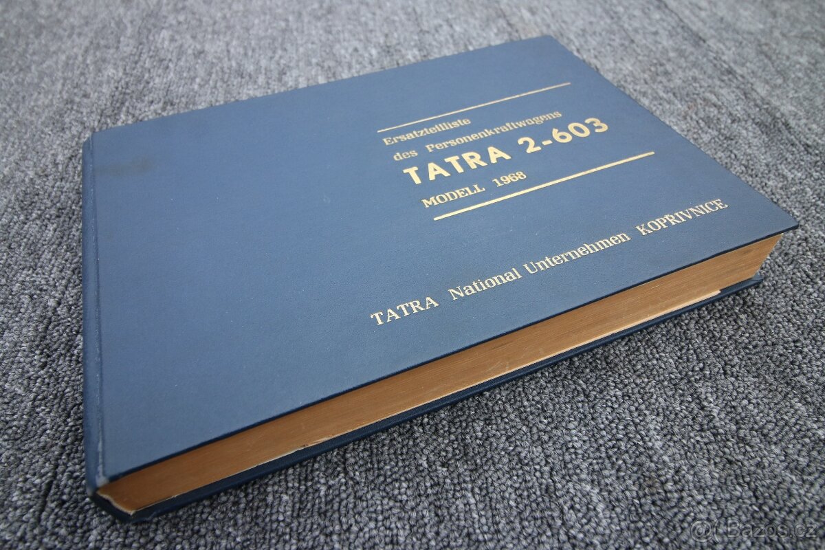 Tatra 603-2 katalog náhradních dílů a příručka řidiče - 2