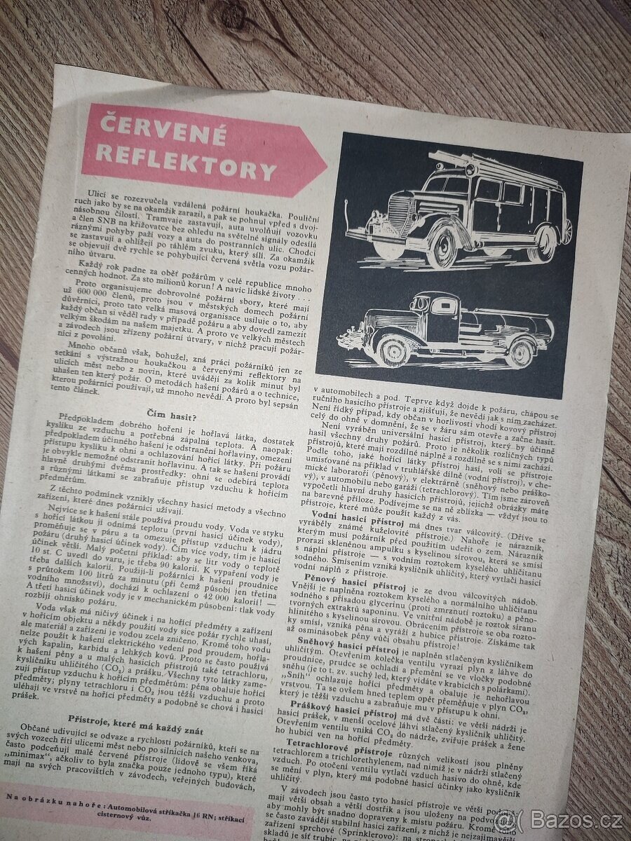 Hasící přístroje, motorová stříkačka - 2