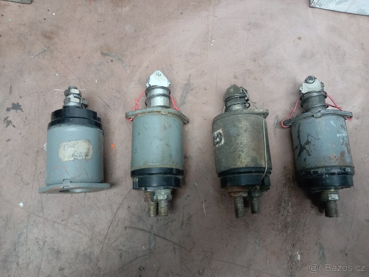 Cívka, spínač startéru ŠKODA 120. - 2