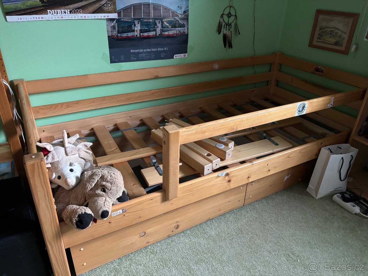 Dětská postel masiv 90x200 - 2