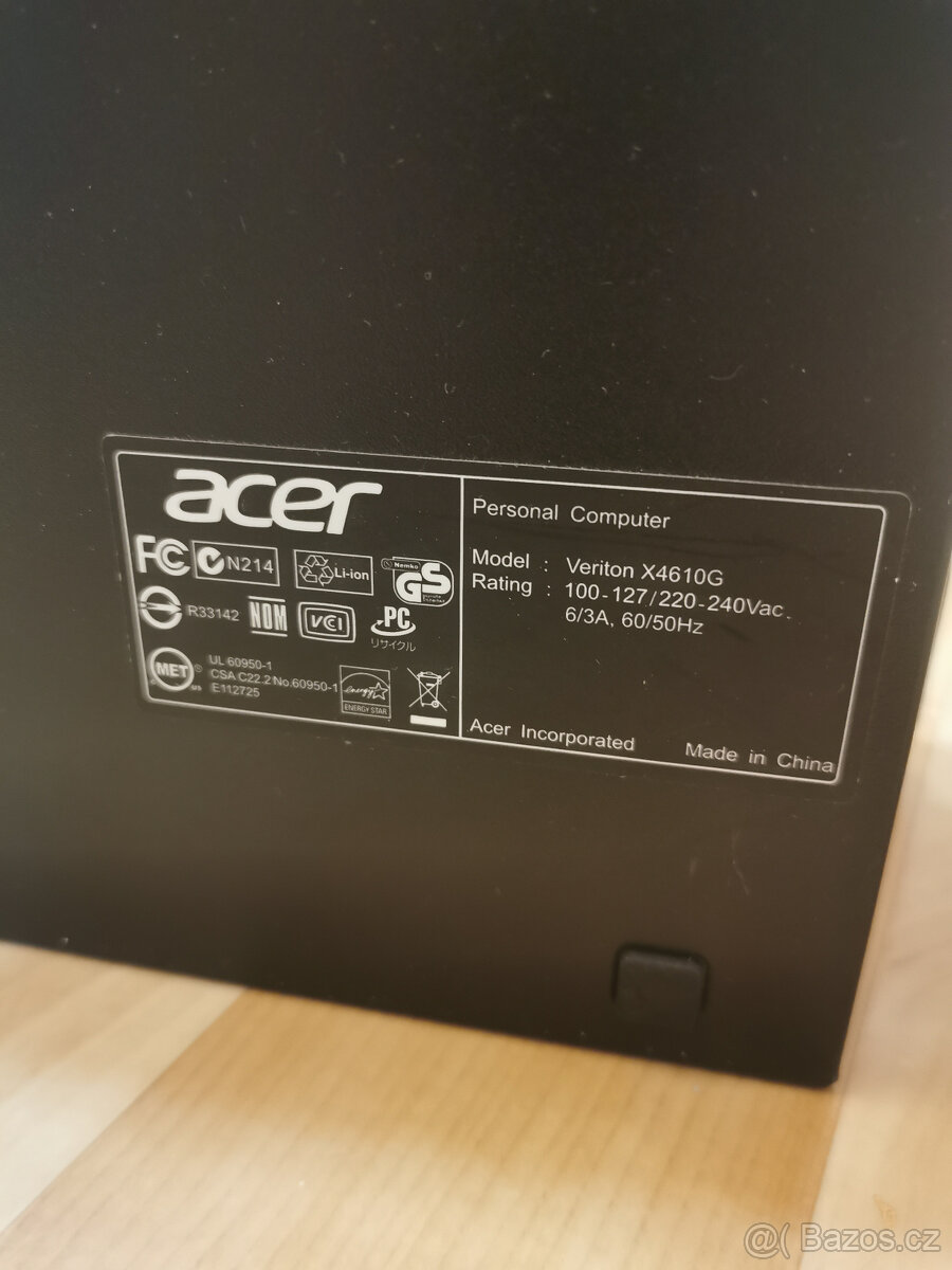 Acer Veriton X4610G, Intel Core i5-2400, 12GB RAM, GeForce 7 - 2