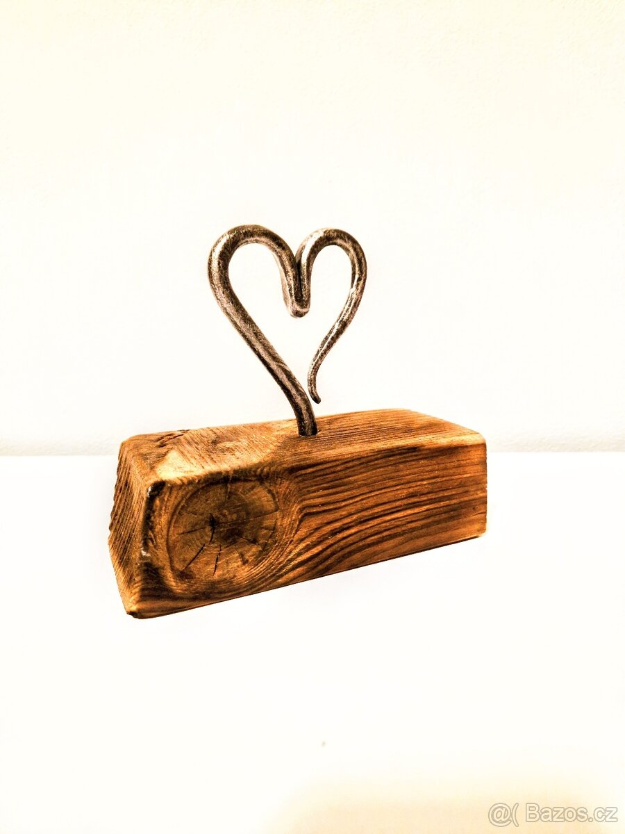 Kované srdce, dárek k Valentýnu,srdíčko - 2