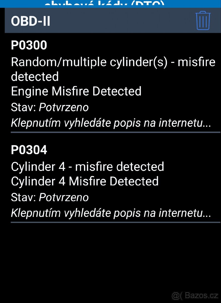 Zapalovací cívka champion. - 2