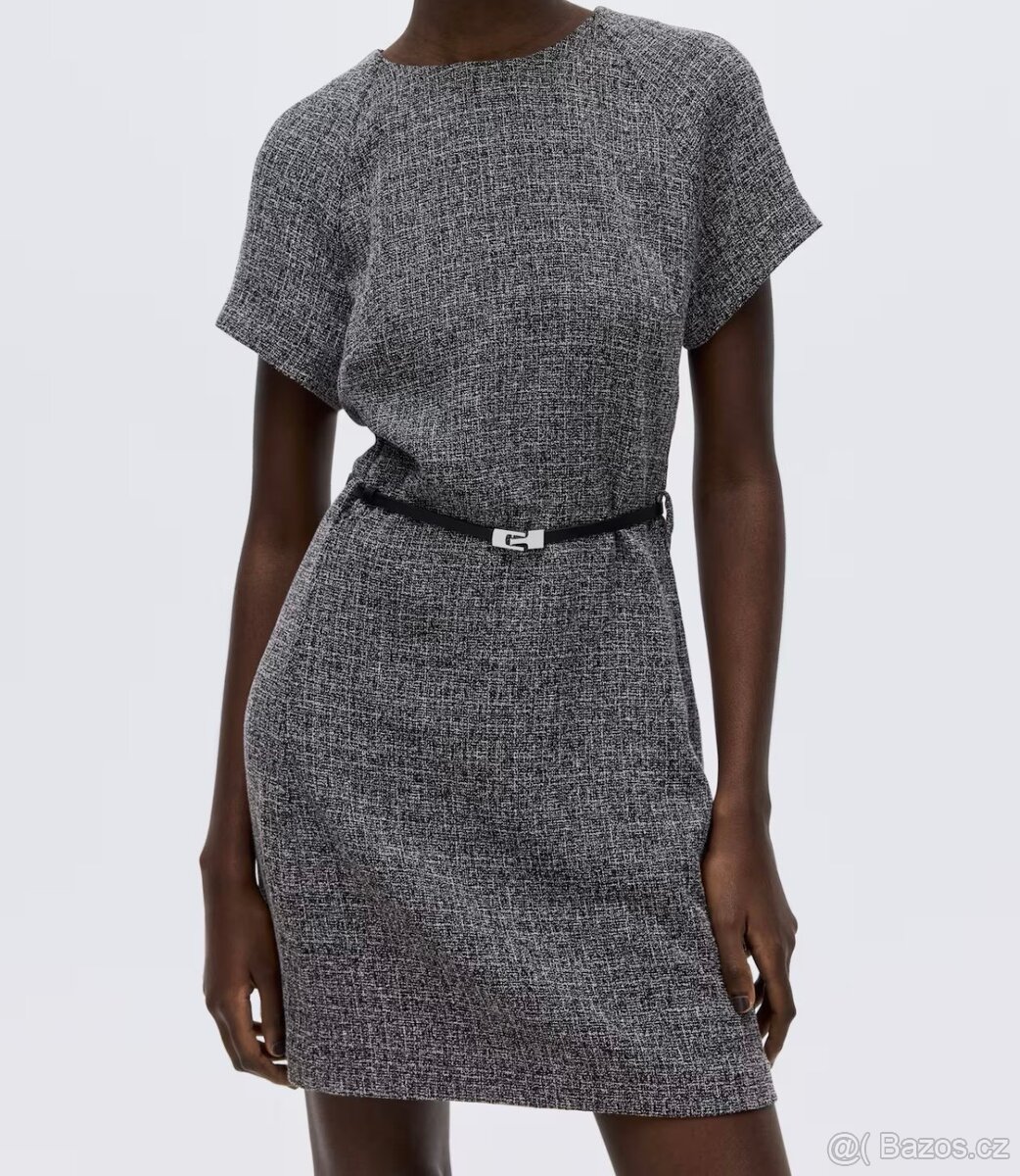 Šaty s páskem, zn. H&M, vel. S - 2