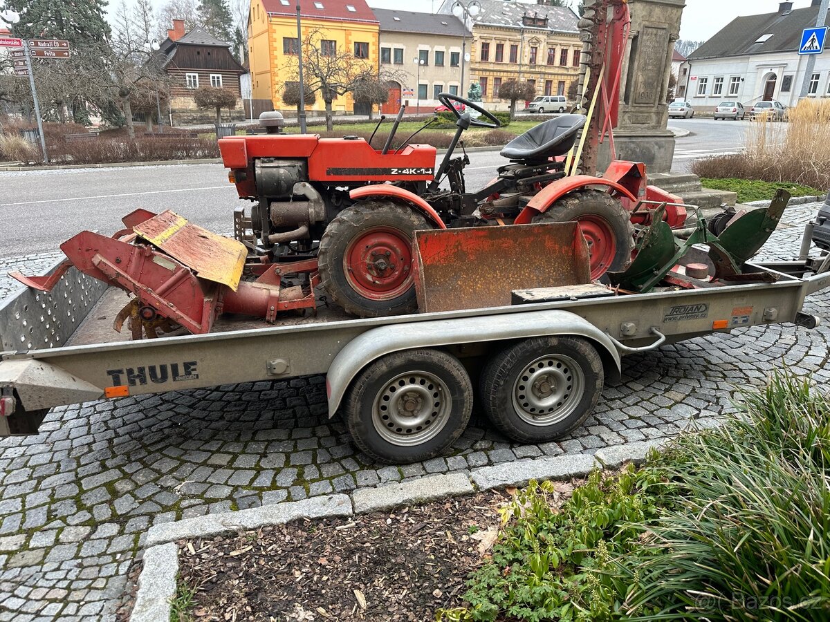 Koupím malotraktor TZ-4K , MT-8 - 2