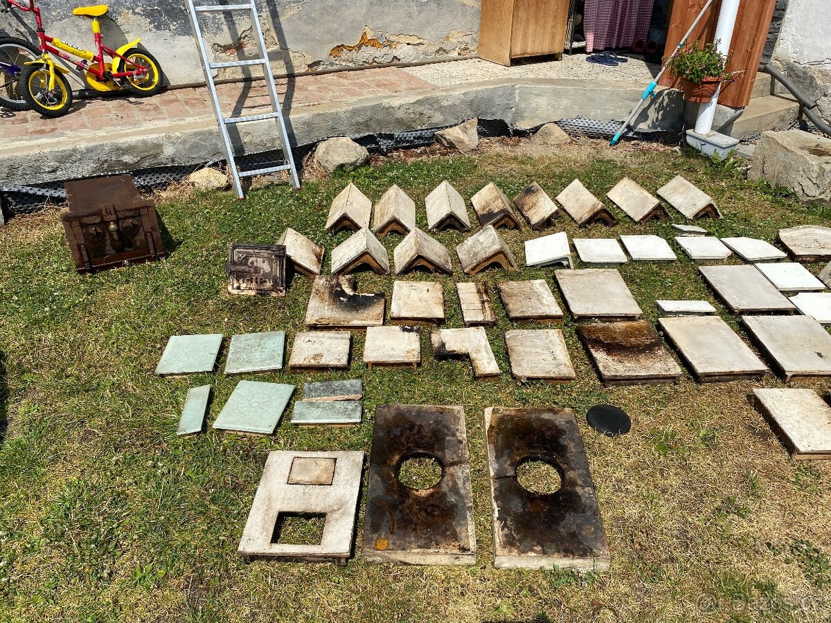 Kachlová kamna,staré kachle - 2