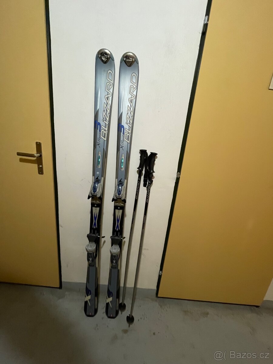 Lyže Blizzard x-split 167 cm + hůlky - 2