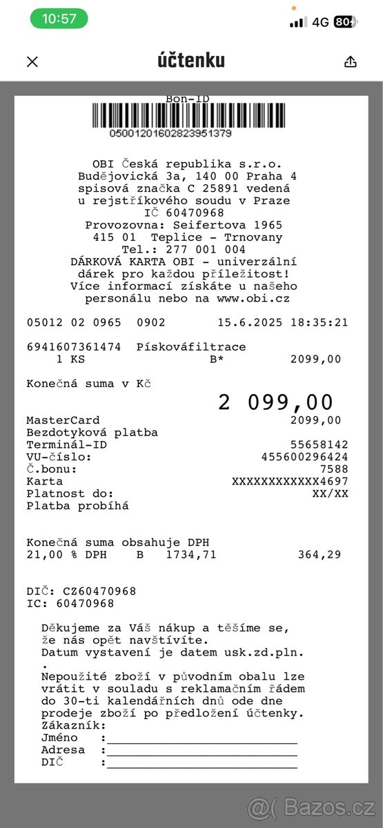 Bazénová filtrace - 2