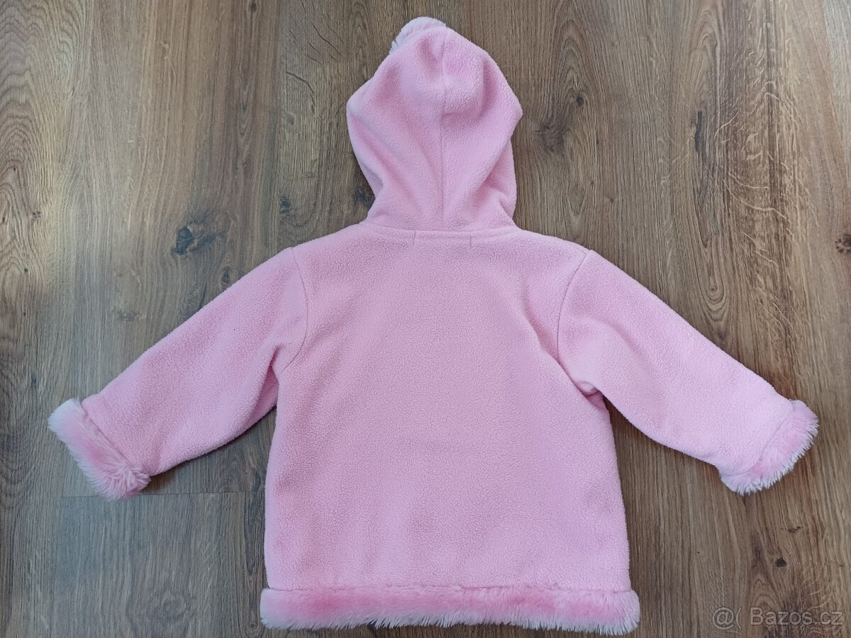 Dívčí fleecový kabátek vel. 80-86 - 2