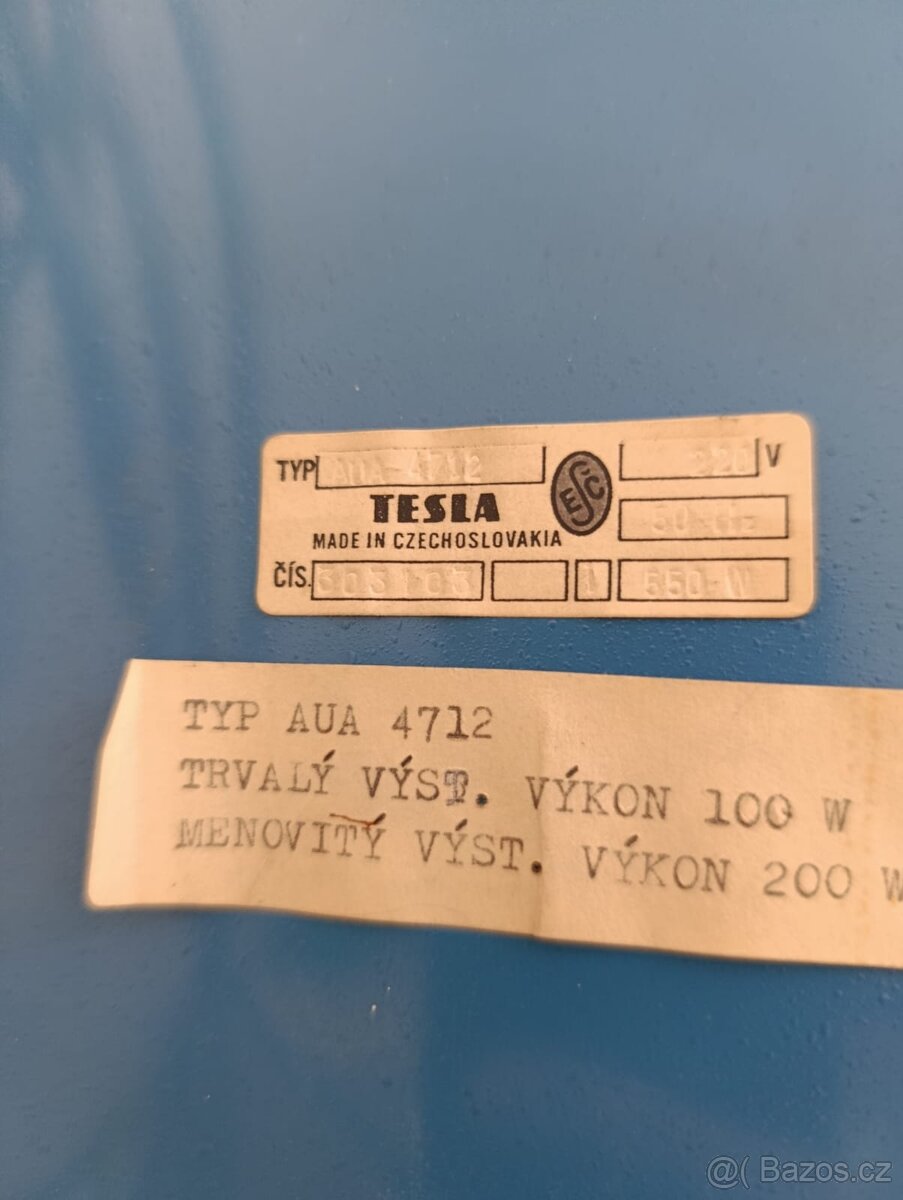 Rozhlasová ústředna TESLA AUA 4712 - 2