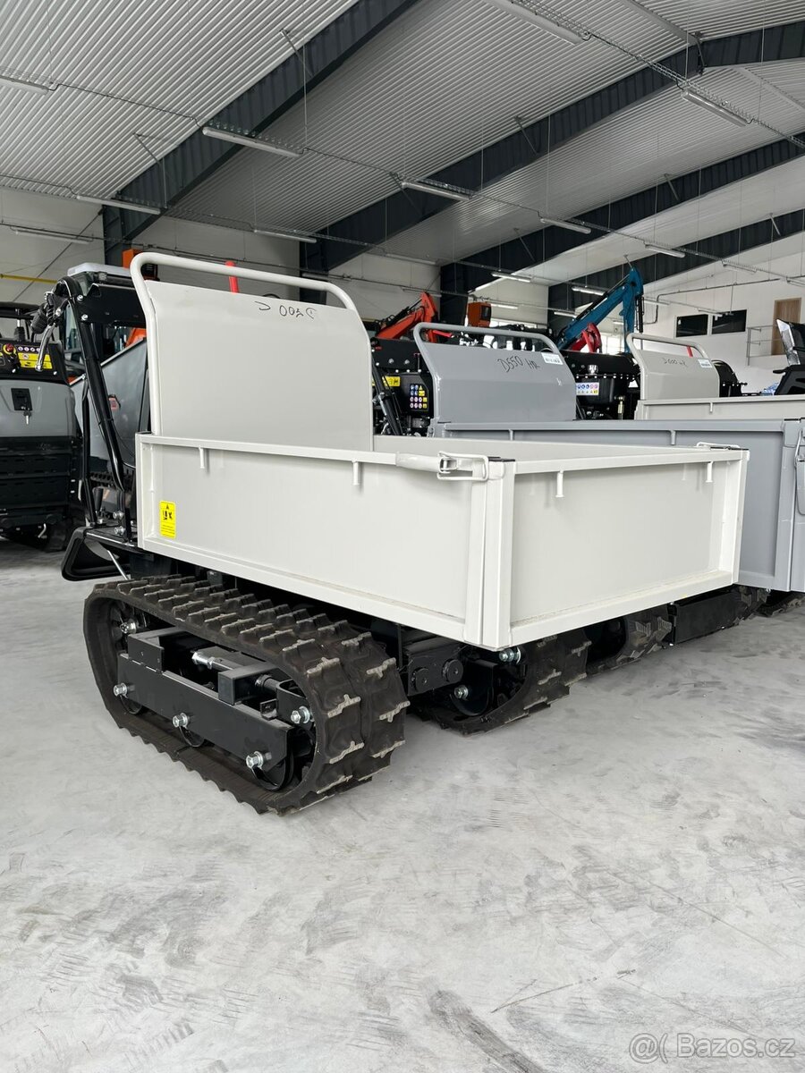 dumper, minidumper, pásový benzínový vyvážeč, kolečko - 2