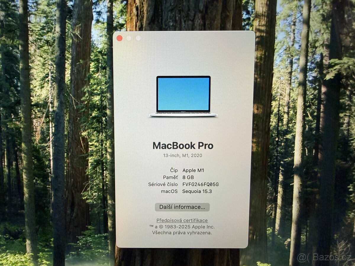 MacBook Pro 13" 2020 M1 / 8GB / 256GB - 2