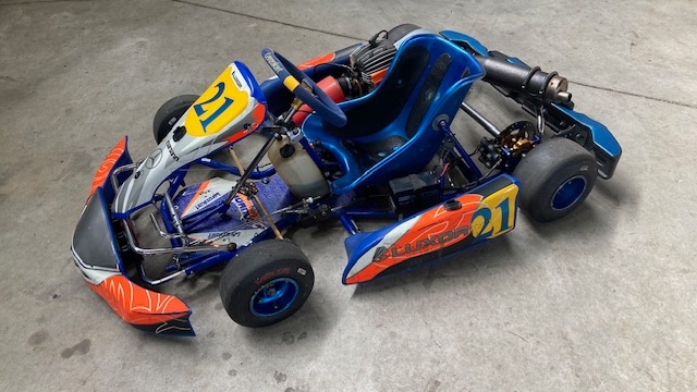 Závodní dětská motokára 60 ccm – Lenzokart s motorem LKE
