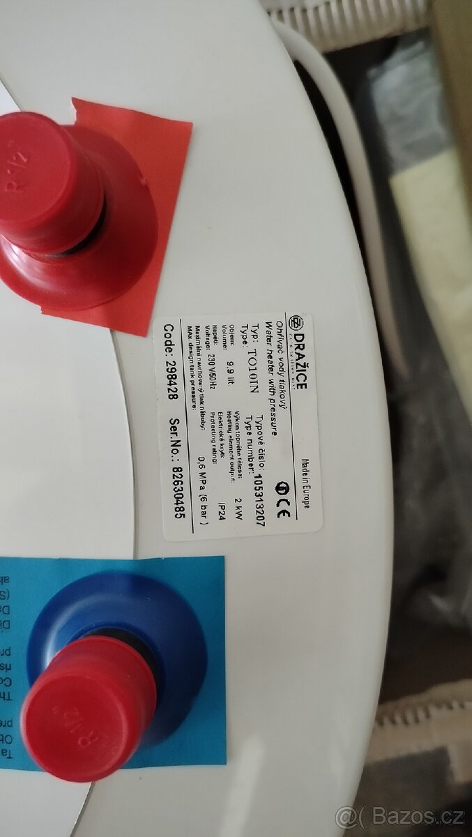 Prodám bojler 9,9 litrů Dražice - 2