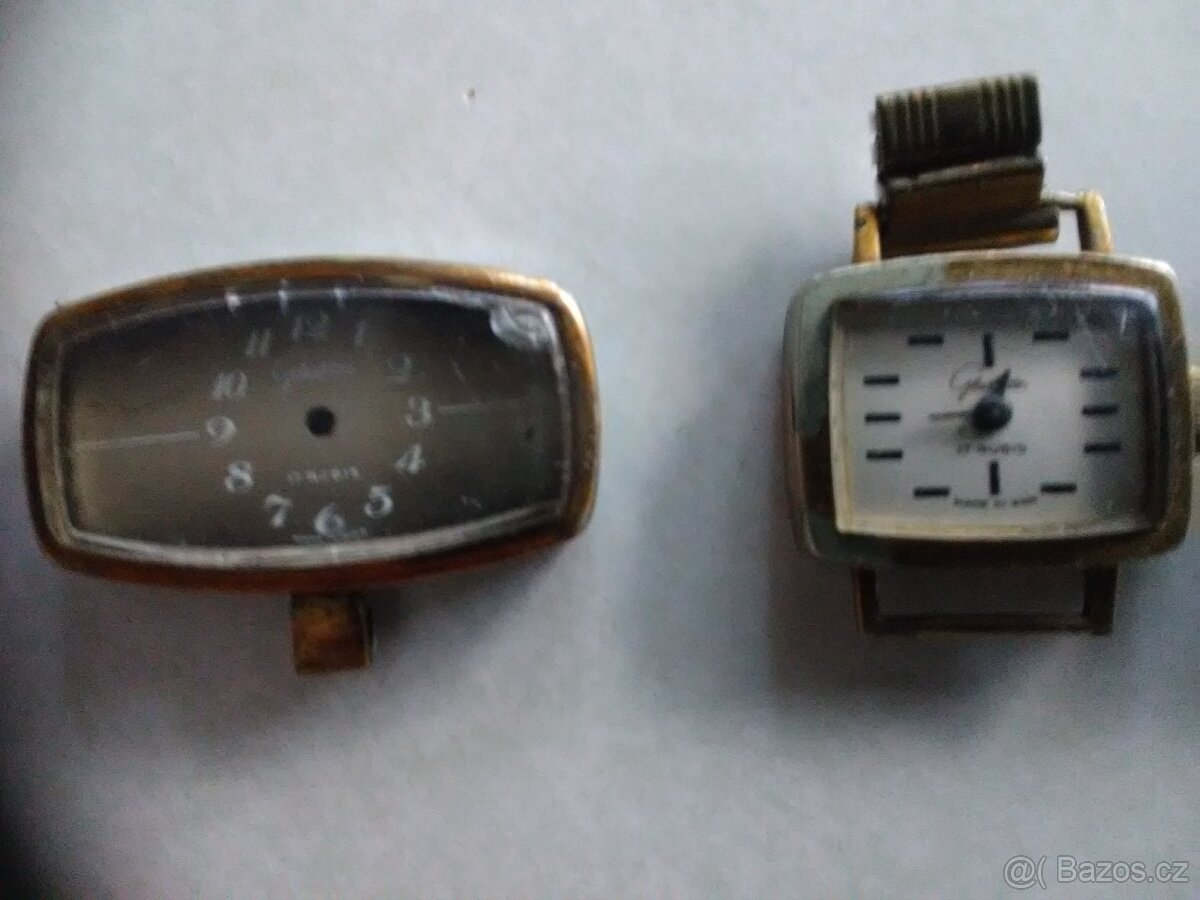 Prodám starší hodinky a budíky - nefunkční - 2