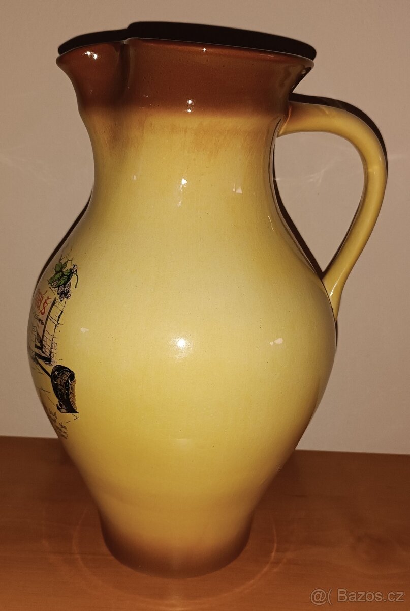 KERAMICKÝ DŽBÁN NA PIVO - 2