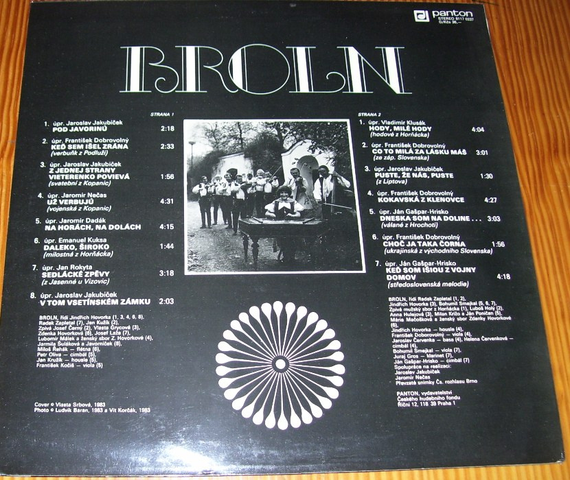 LP deska BROLN 30 let z r.1982/124/ - 2