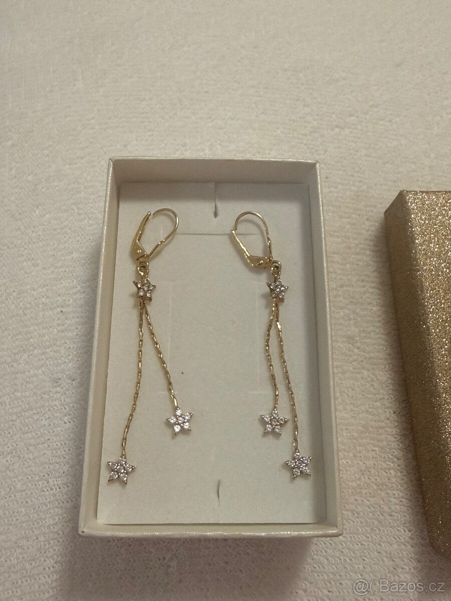 Zlaté visací naušnice - 2